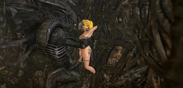  Samus Aran on a strange Alien Planet Saga Full Video 3D Porn